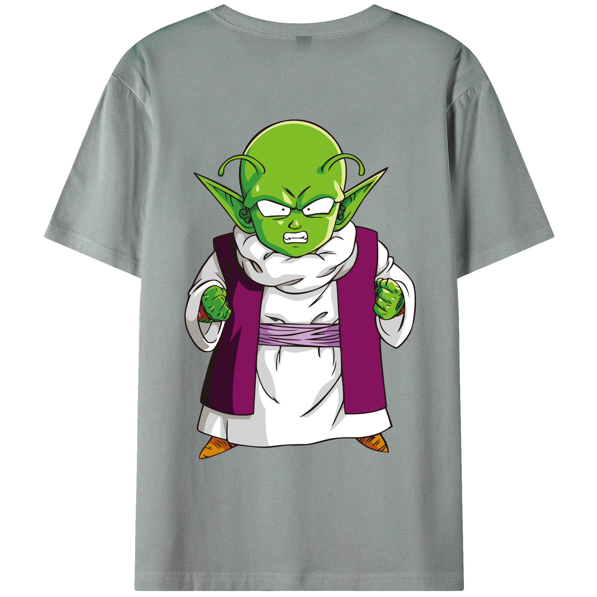 （画像用） ドラゴンボール ピッコロ DRAGON BALL Piccolo 綿100％ メンズ半袖Tシャツ（バックプリント） 通気性
